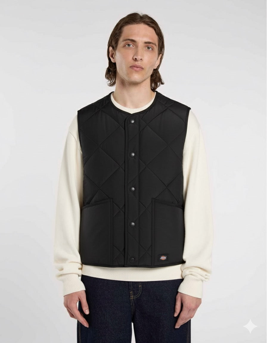 DICKIES - SAMBURG LINER VEST BLACK
