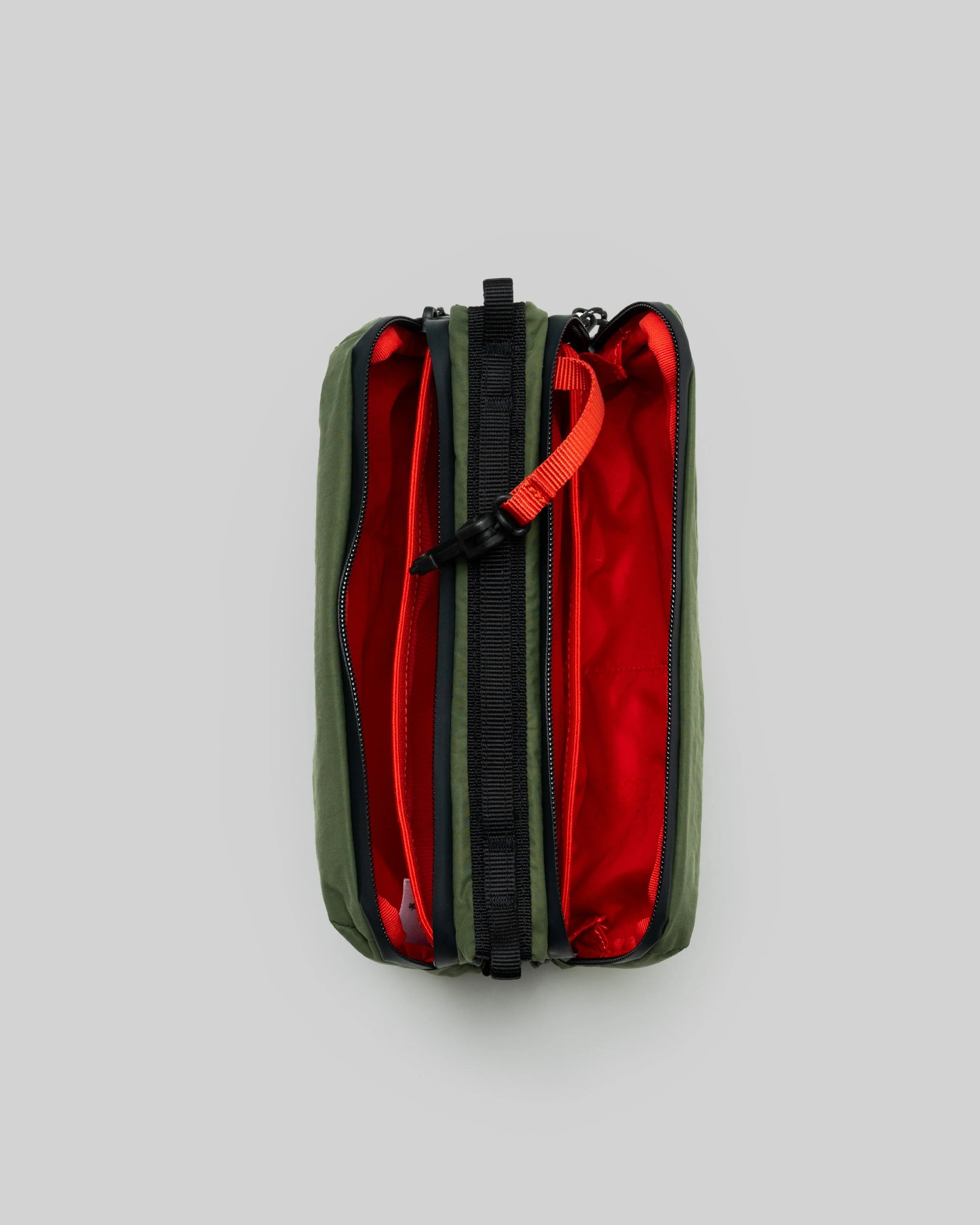 TOPOLOGIE - BOTTLE SACOCHE MEDIUM DEEP FOREST WASHED NYLON