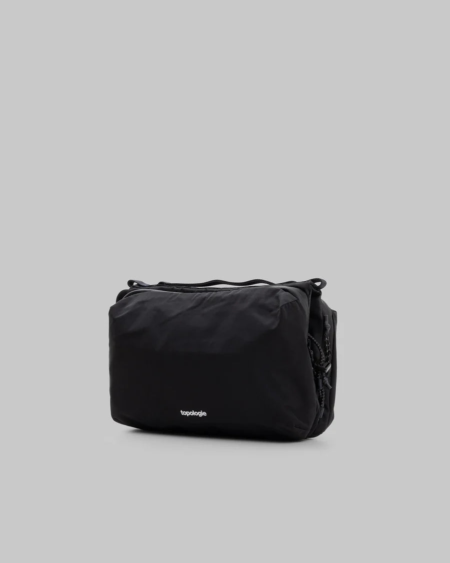 TOPOLOGIE - BOTTLE SACOCHE LARGE BLACK TECH SATEEN