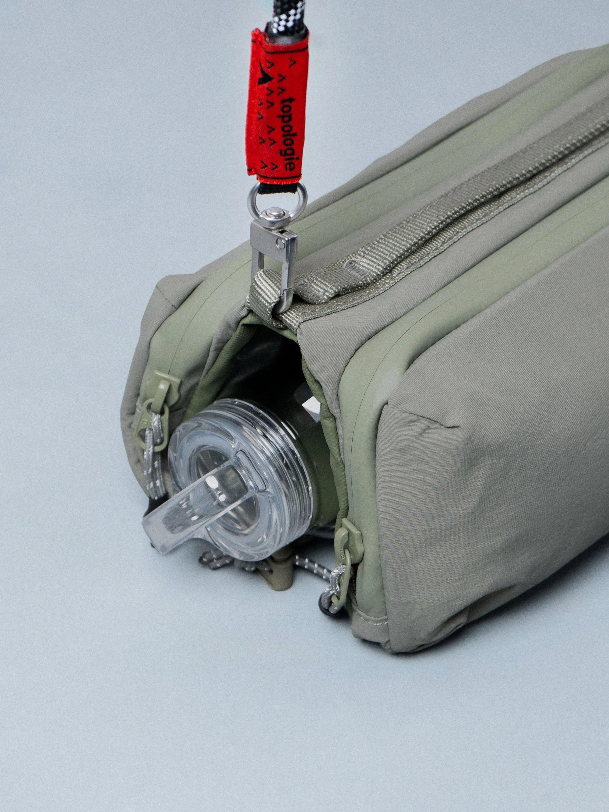 TOPOLOGIE - BOTTLE SACOCHE MEDIUM MOSS PAPERY