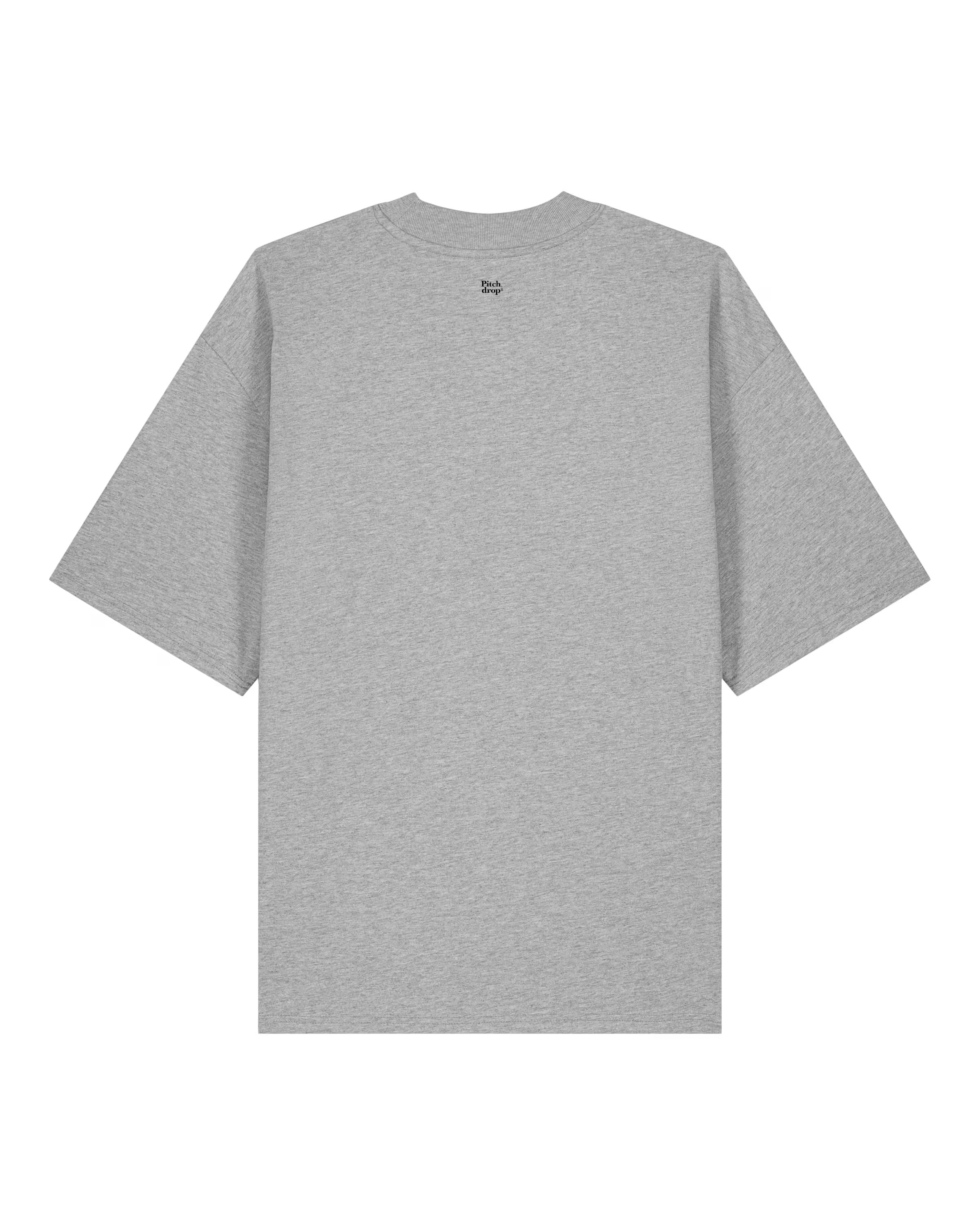 T-SHIRT BOX FIT IN COTONE GRIGIO