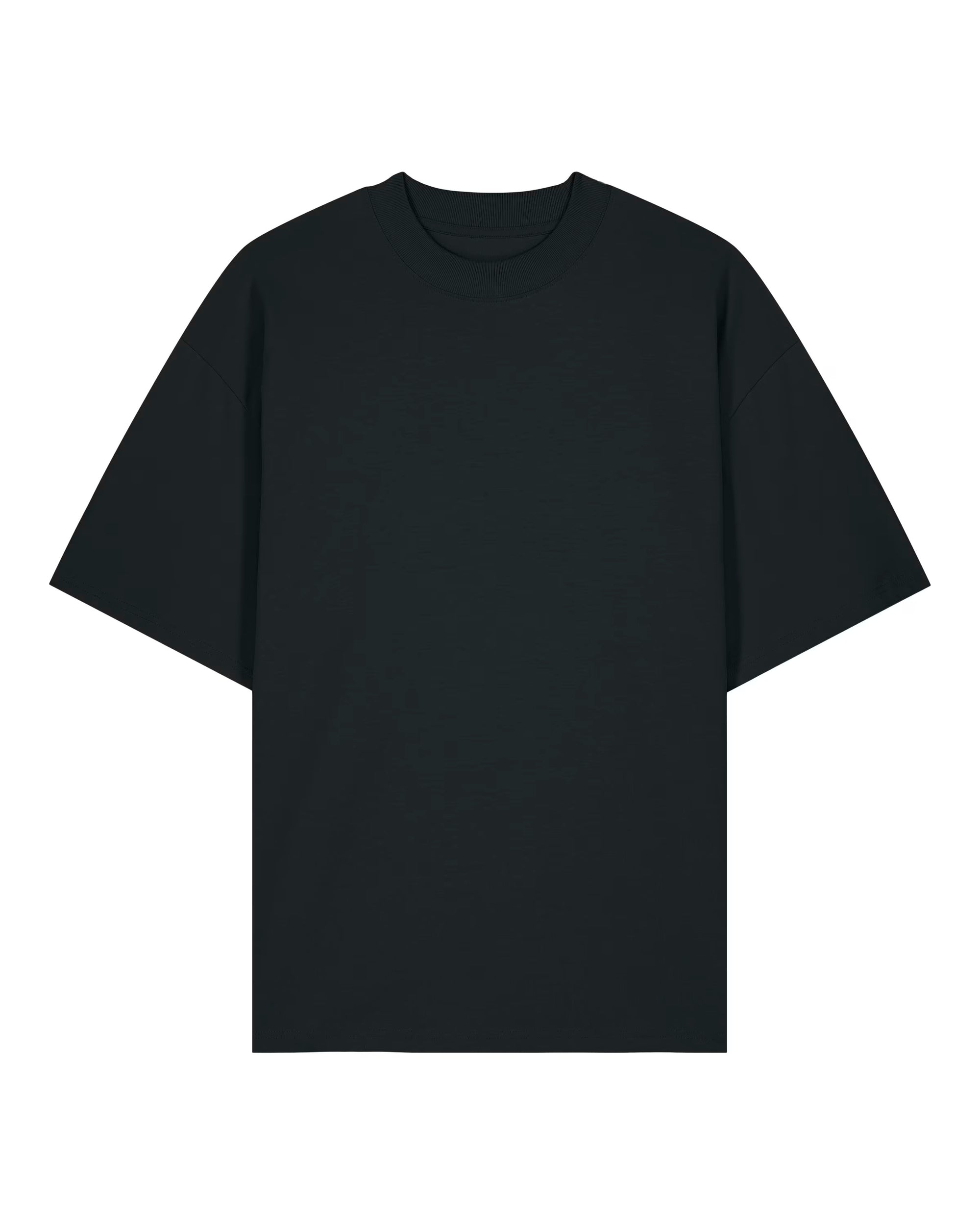 T-SHIRT BOX FIT IN COTONE NERO