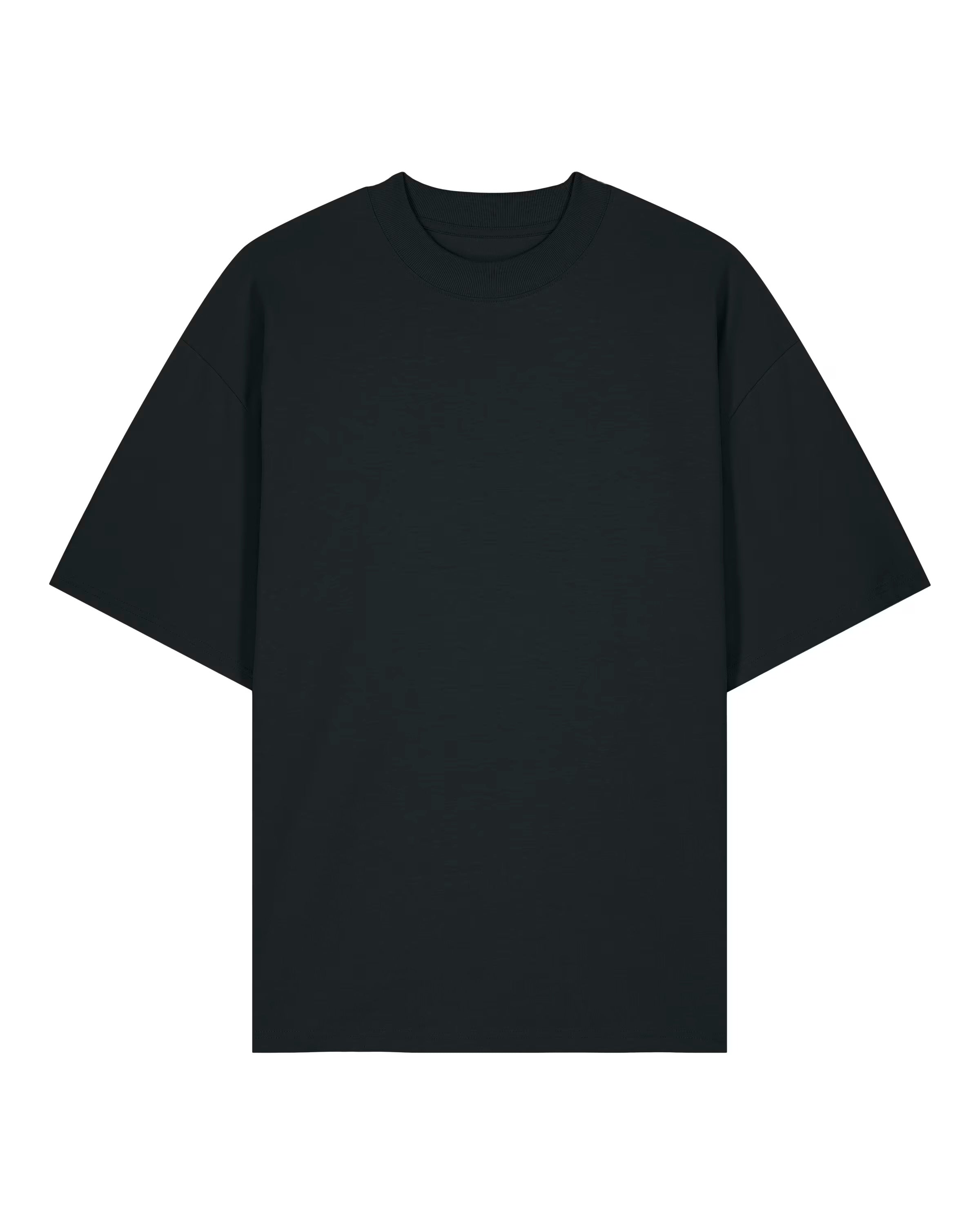T-SHIRT BOX FIT IN COTONE NERO