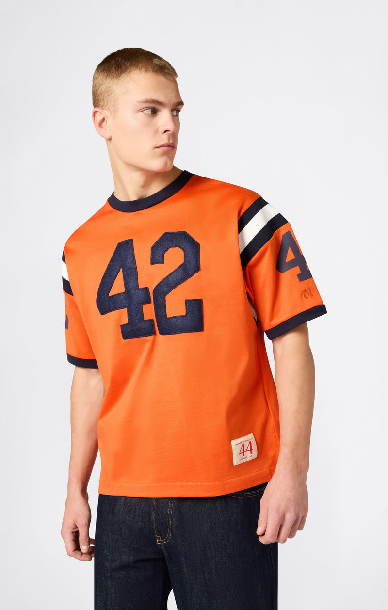 T-SHIRT RINGER ARANCIONE