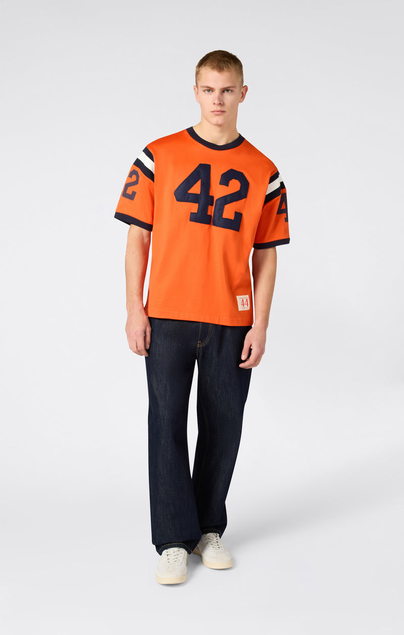 T-SHIRT RINGER ARANCIONE