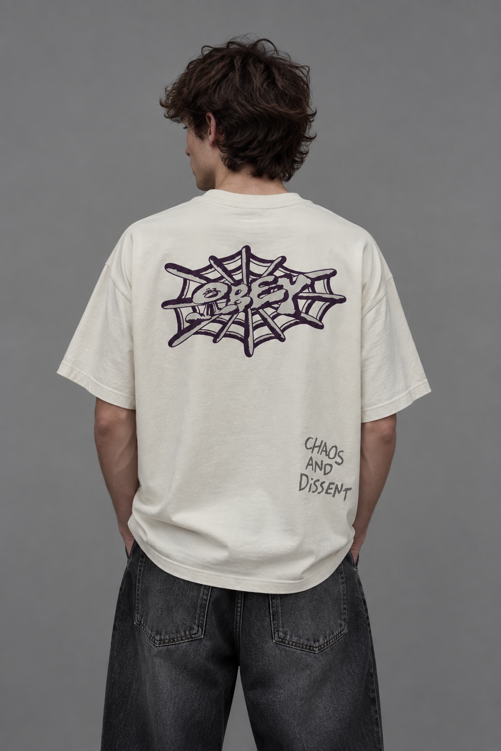 T-SHIRT OVERSIZE FIT IN COTONE BIANCO
