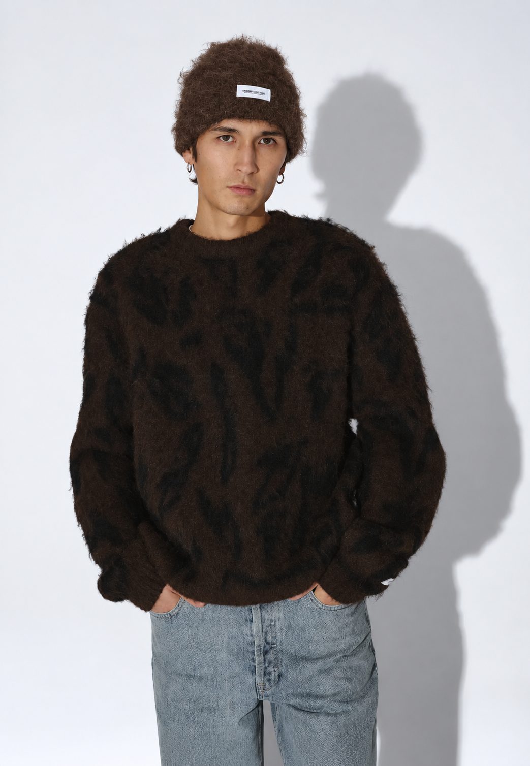 BERRETTO IN LANA MERINO MARRONE