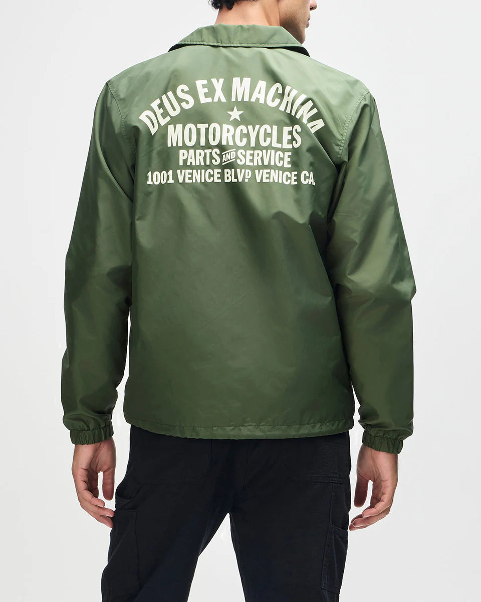 GIACCA LEGGERA CLASSICA IN NYLON VERDE PINO