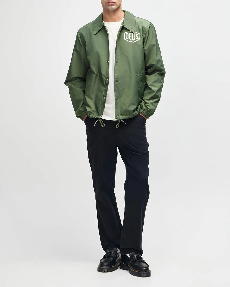 GIACCA LEGGERA CLASSICA IN NYLON VERDE PINO