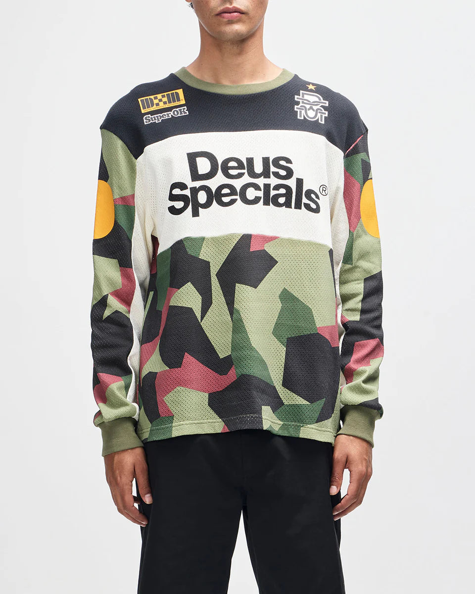 MAGLIA DA MOTO AMPIA TRAFORATA MIMETICA