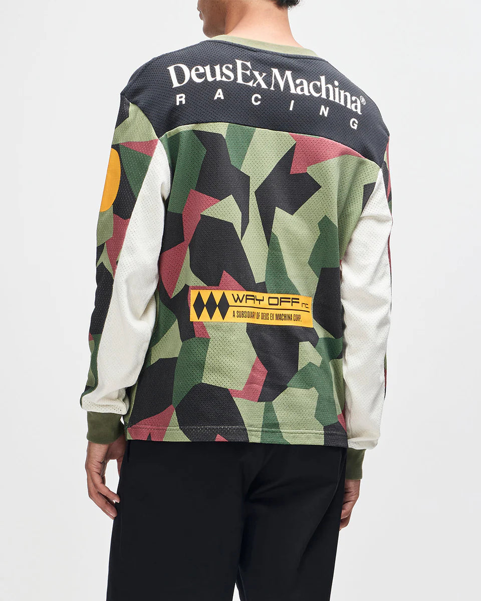 MAGLIA DA MOTO AMPIA TRAFORATA MIMETICA