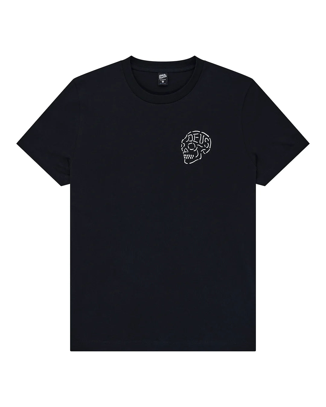 T-SHIRT REGULAR FIT IN COTONE NERO