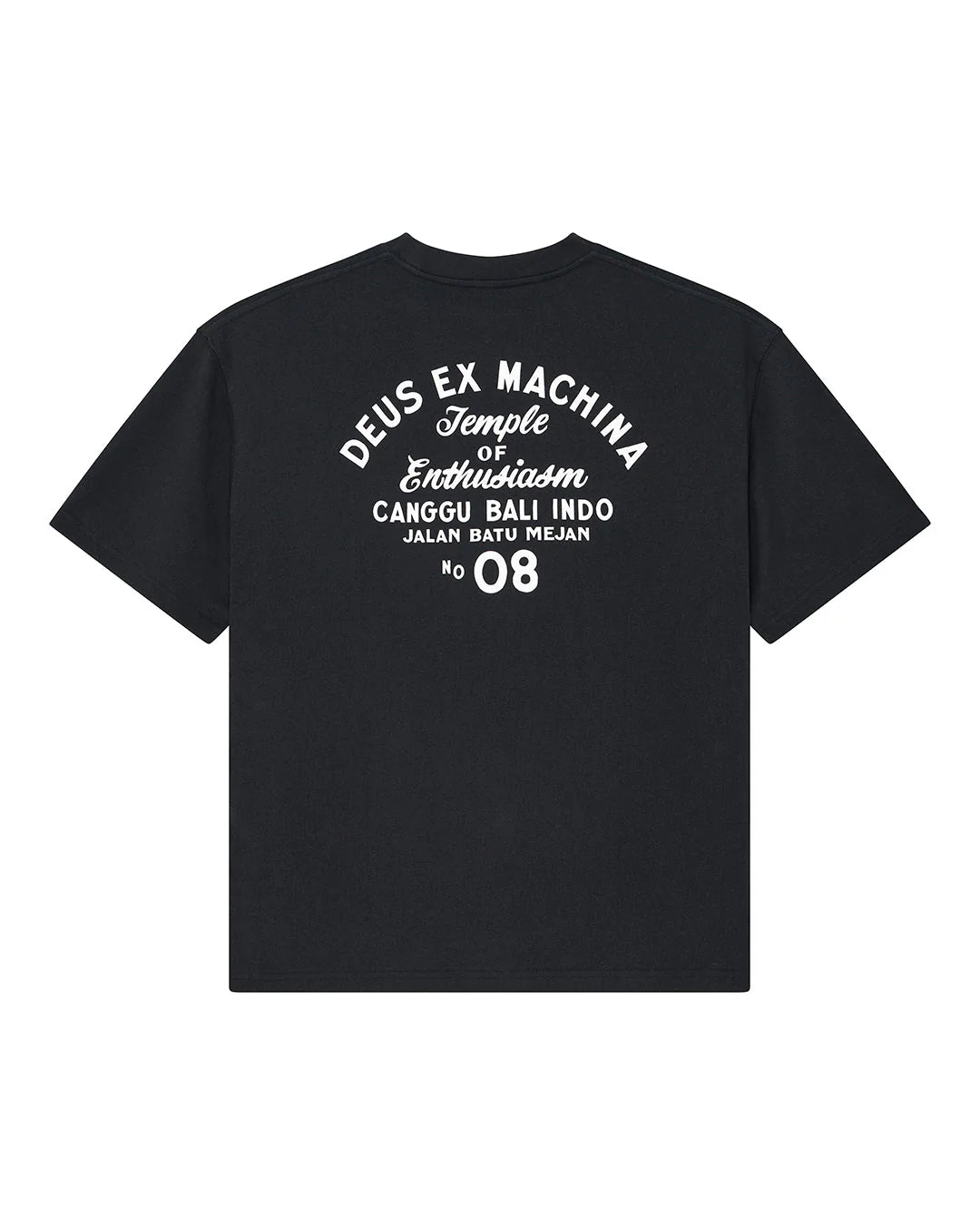 T-SHIRT CANGGU IN COTONE NERO