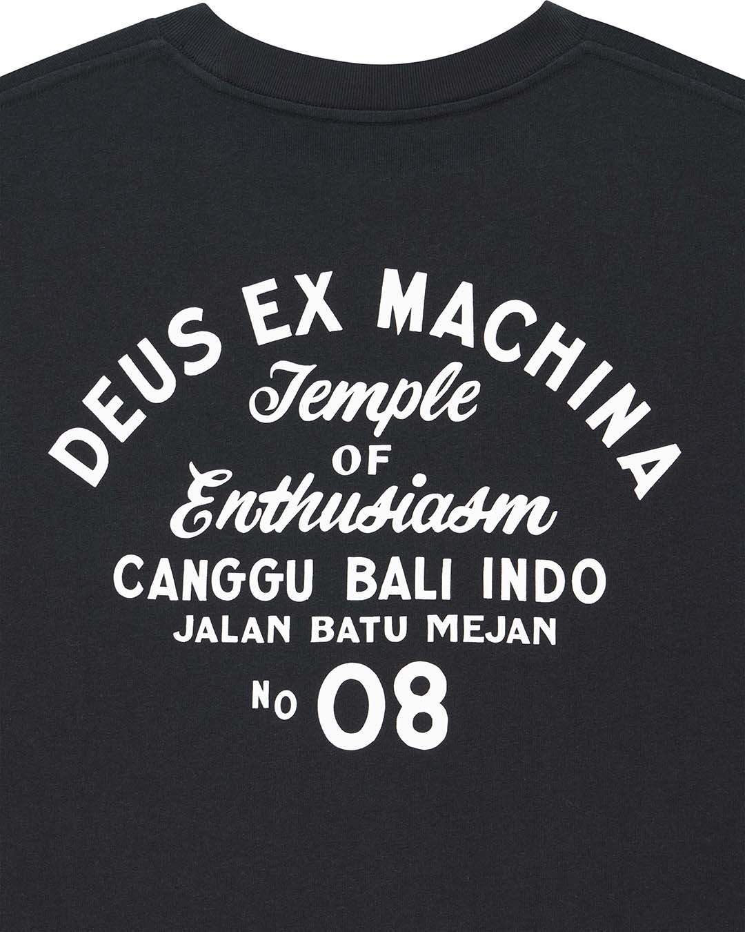 T-SHIRT CANGGU IN COTONE NERO