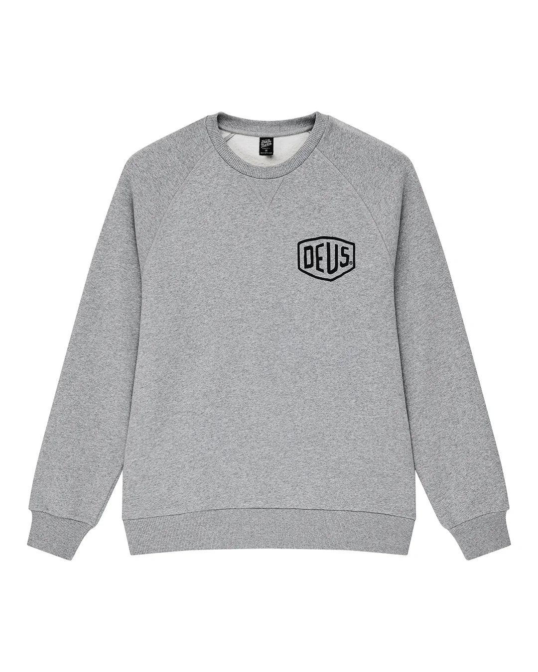FELPA GIROCOLLO IN COTONE GRIGIO