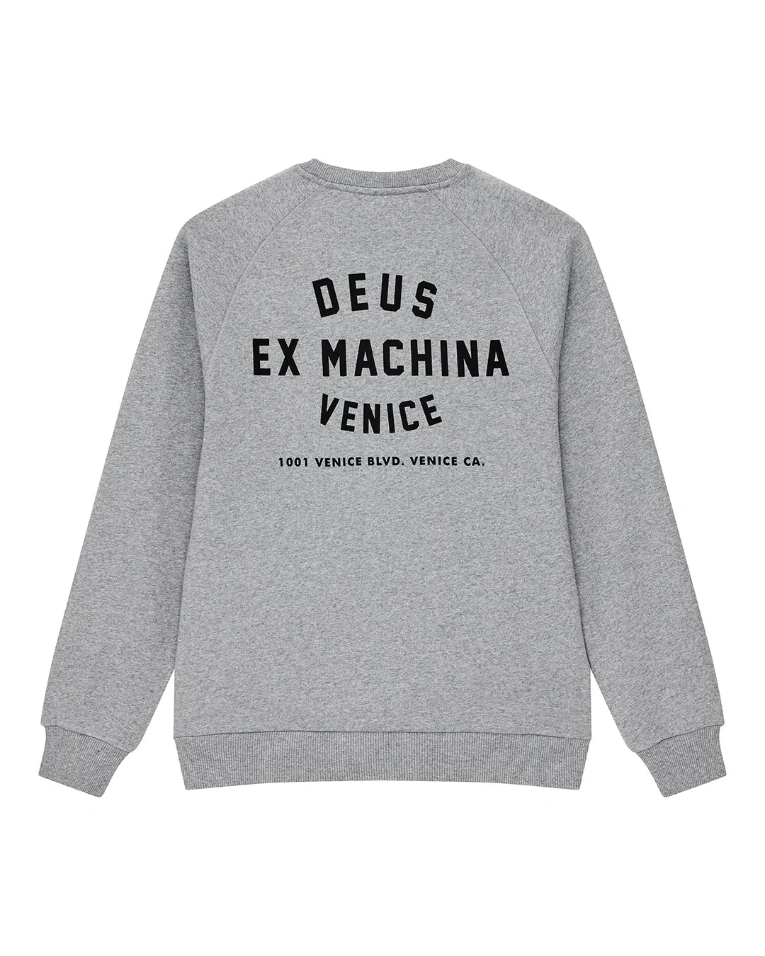 FELPA GIROCOLLO IN COTONE GRIGIO