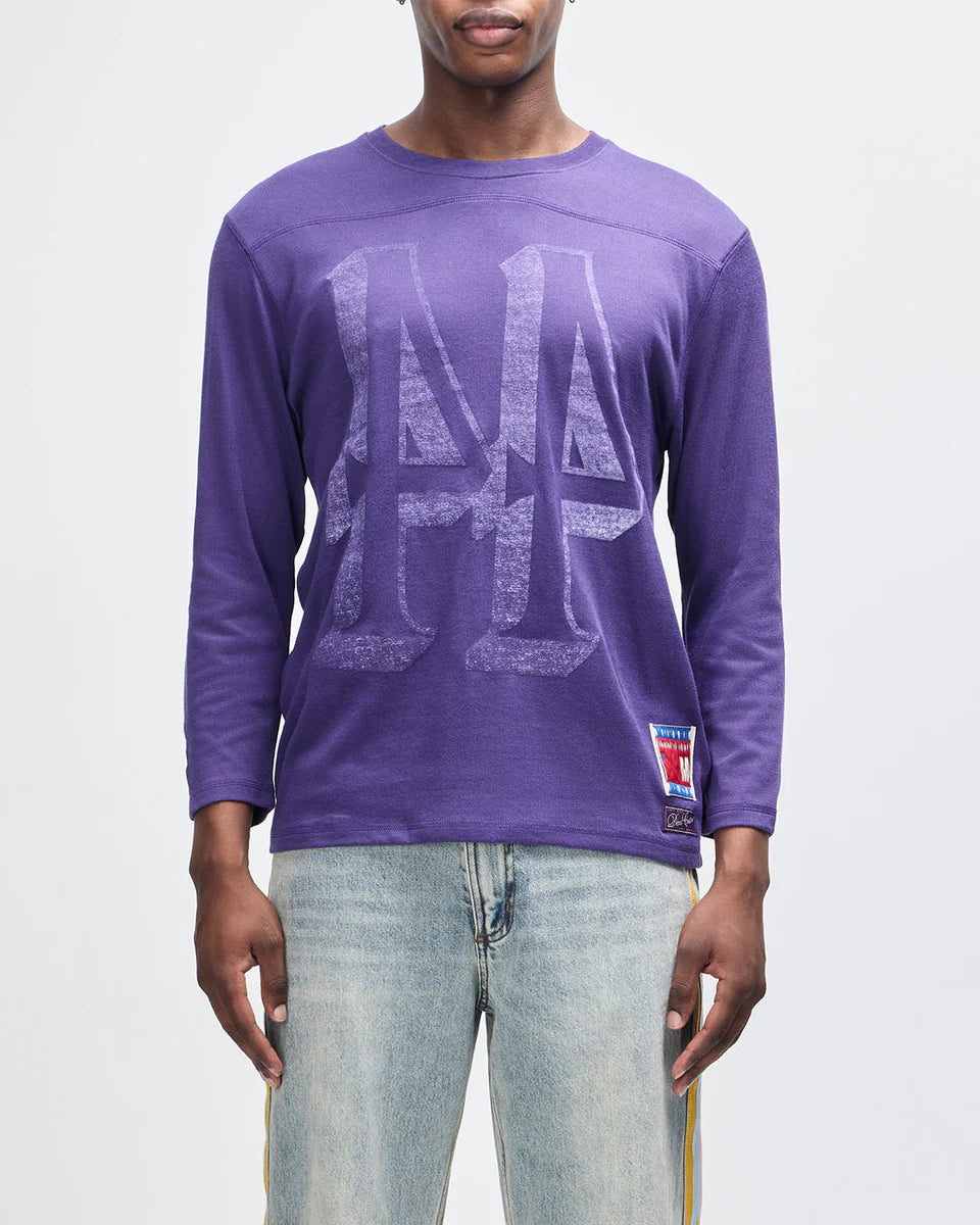 MAGLIA DA MOTO AMPIA IN TESSUTO TRAFORATO VIOLA