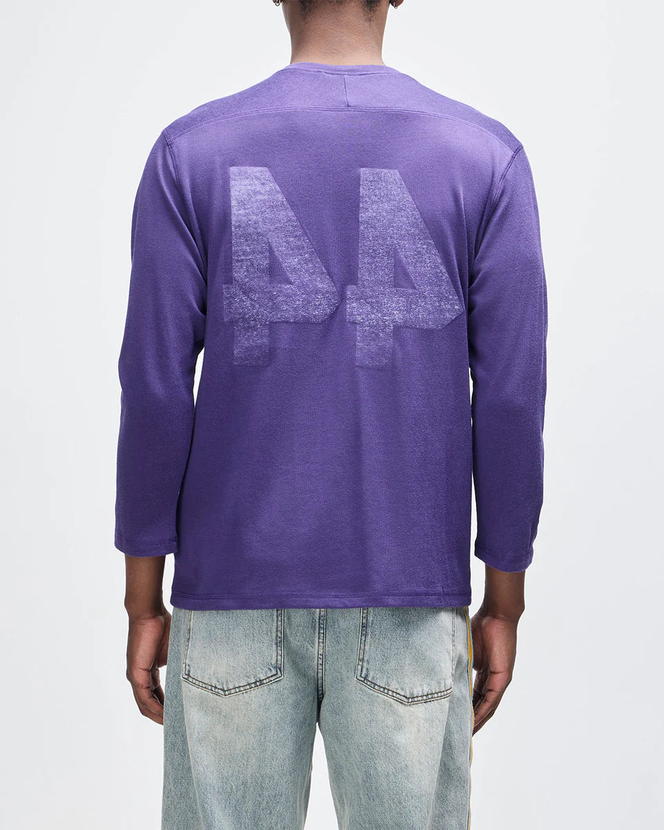 MAGLIA DA MOTO AMPIA IN TESSUTO TRAFORATO VIOLA