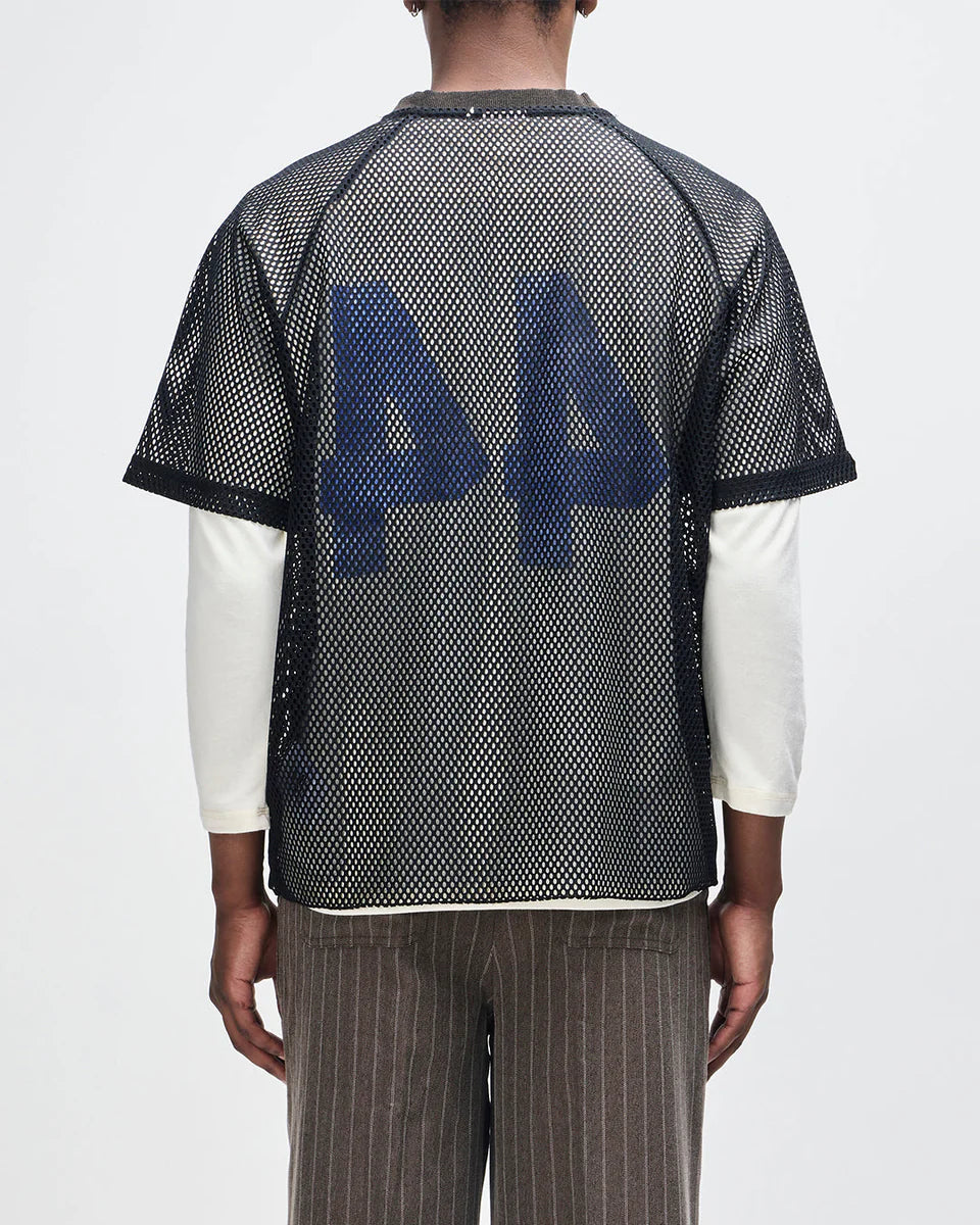 MAGLIA DA MOTO IN TESSUTO TRAFORATO ANTRACITE