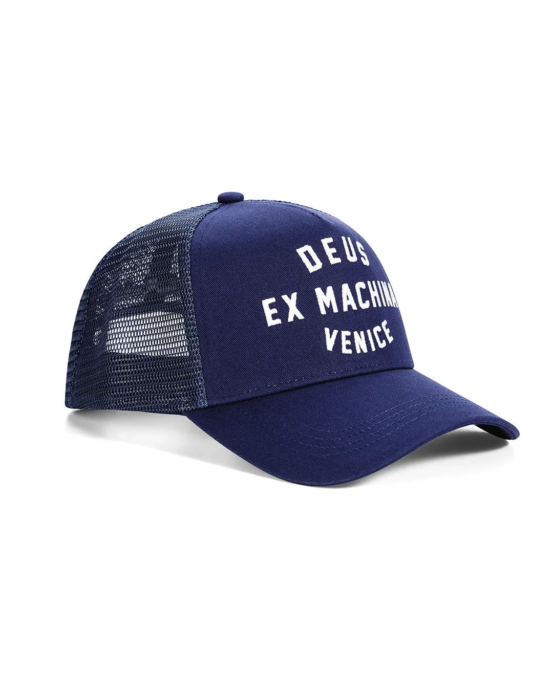 CAPPELLINO TRUCKER IN COTONE BLU