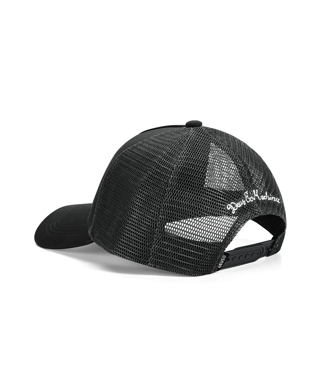 CAPPELLINO TRUCKER IN COTONE NERO