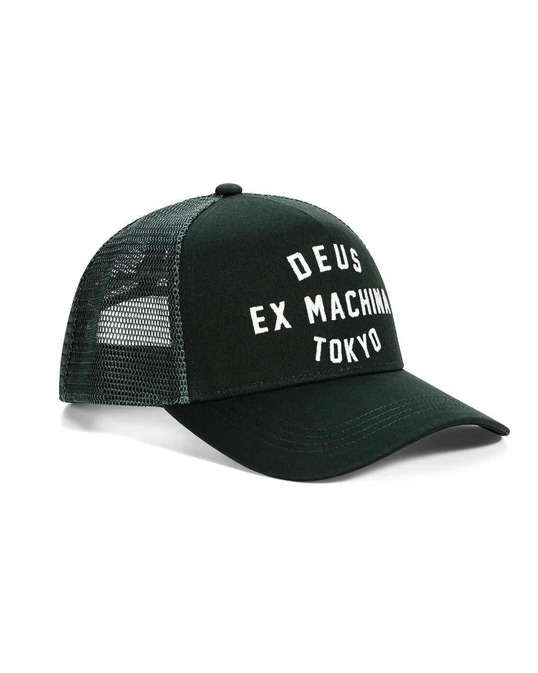 CAPPELLINO TRUCKER IN COTONE VERDE