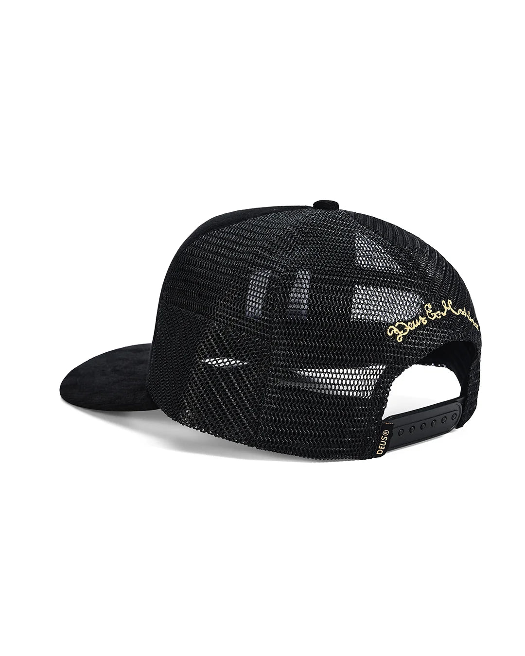 CAPPELLINO TRUCKER IN COTONE NERO