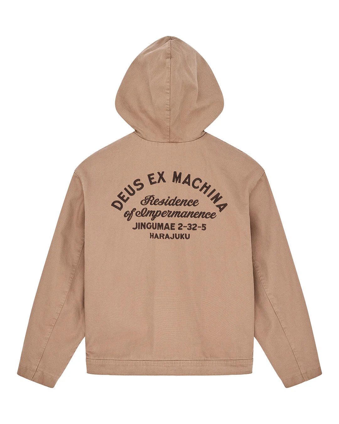 GIACCA CON CAPPUCCIO IN COTONE CANVAS