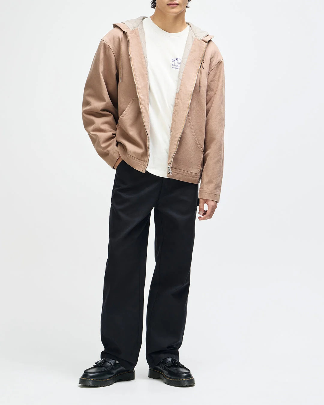 GIACCA CON CAPPUCCIO IN COTONE CANVAS