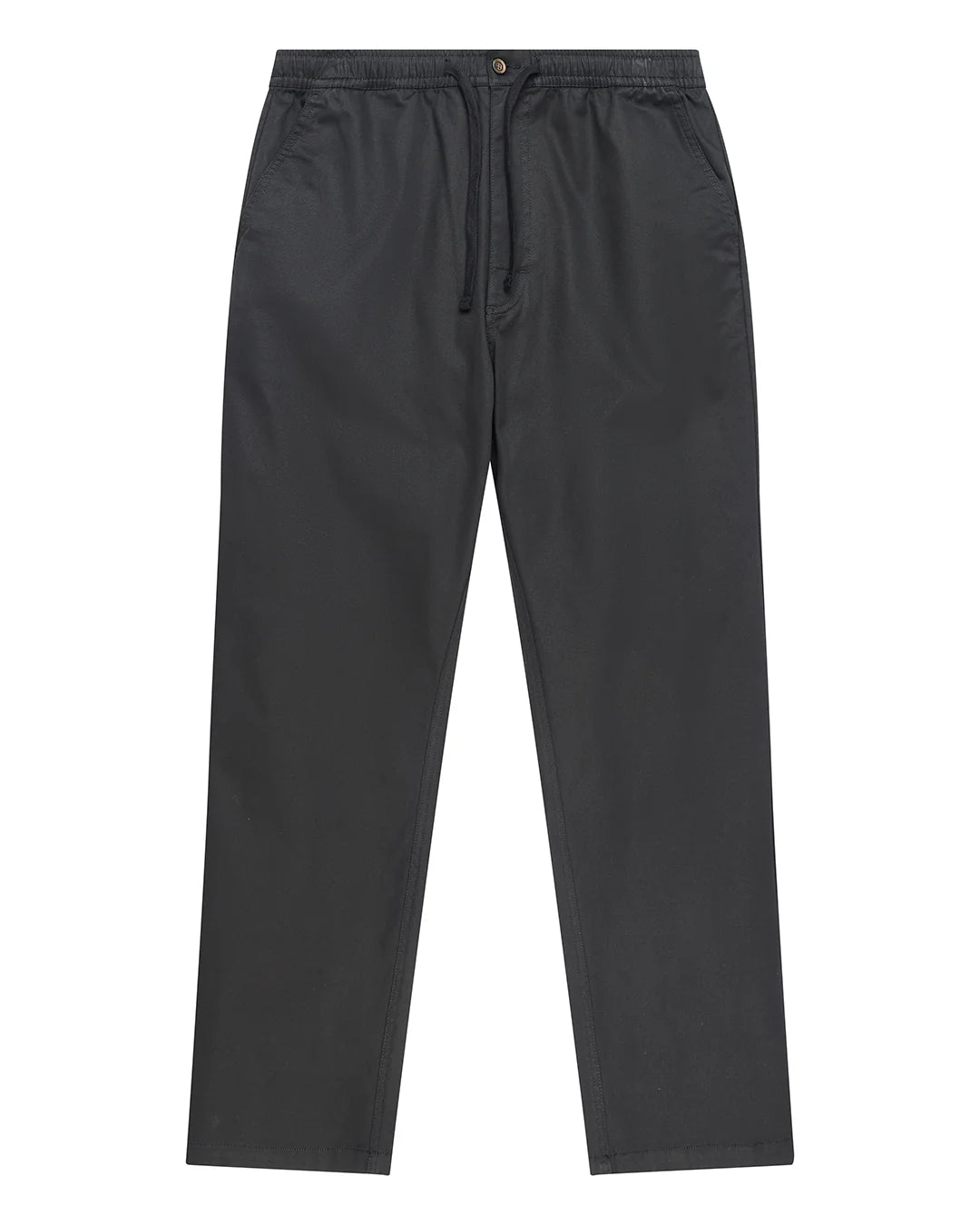 PANTALONI RELAXED FIT IN COTONE GRIGIO ANTRACITE