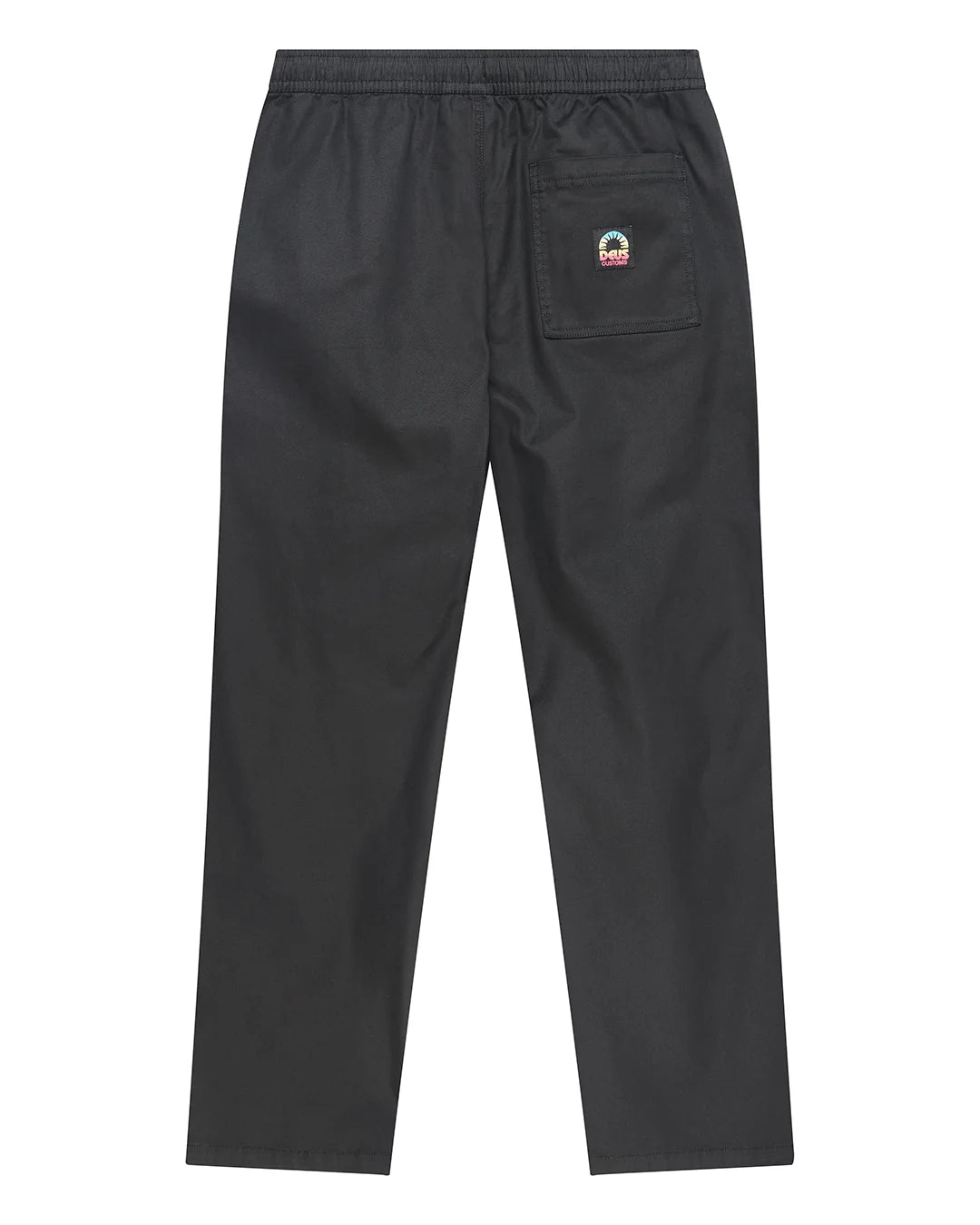 PANTALONI RELAXED FIT IN COTONE GRIGIO ANTRACITE