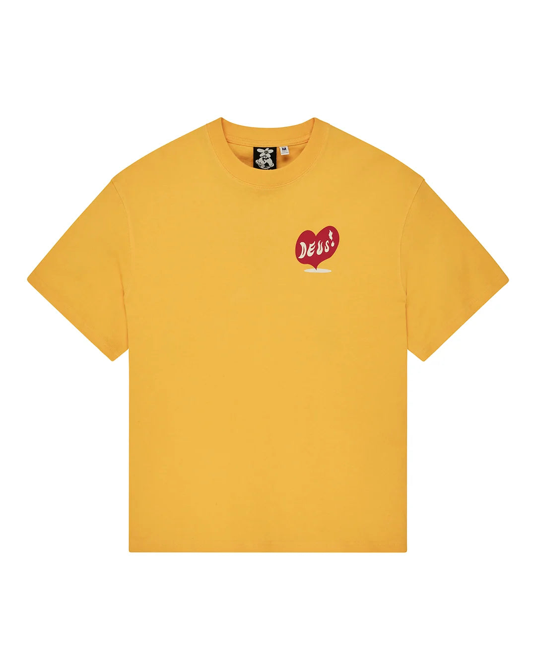 T-SHIRT OVERSIZED FIT IN COTONE GIALLO