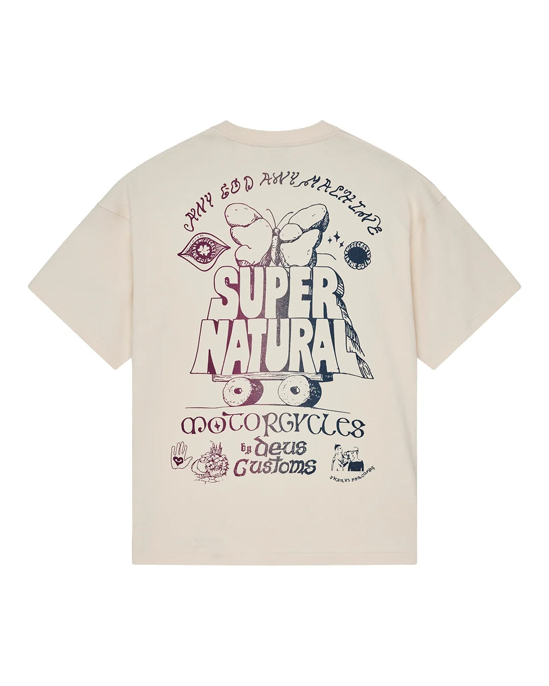 T-SHIRT OVERSIZED FIT IN COTONE BIANCO
