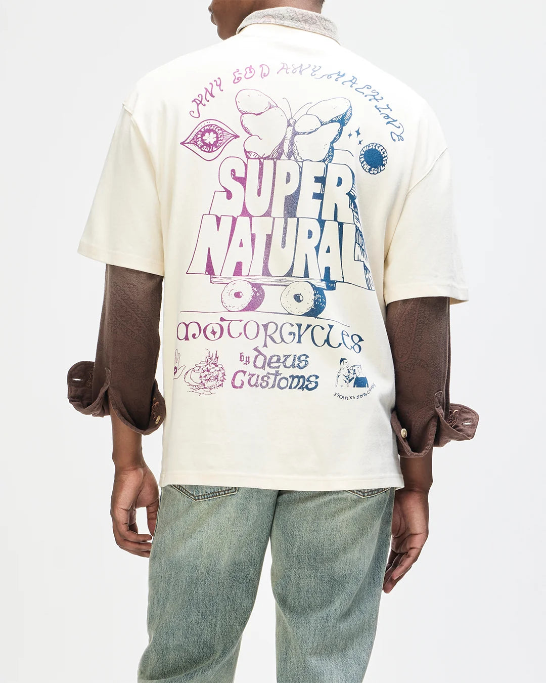 T-SHIRT OVERSIZED FIT IN COTONE BIANCO