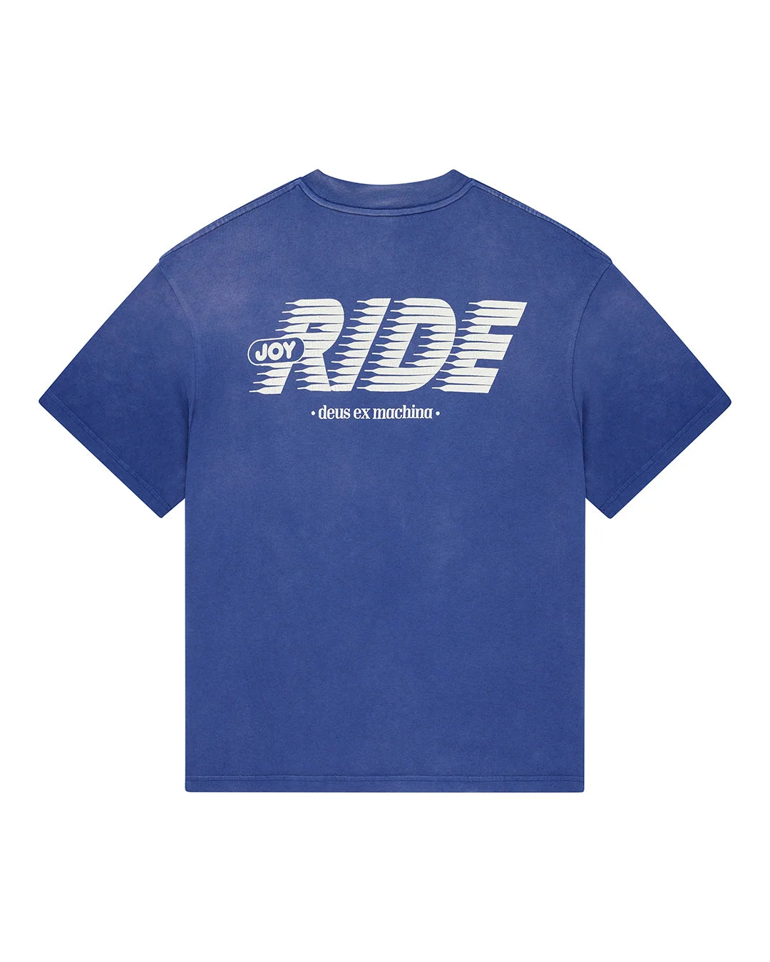 T-SHIRT VINTAGE FIT IN COTONE BLU