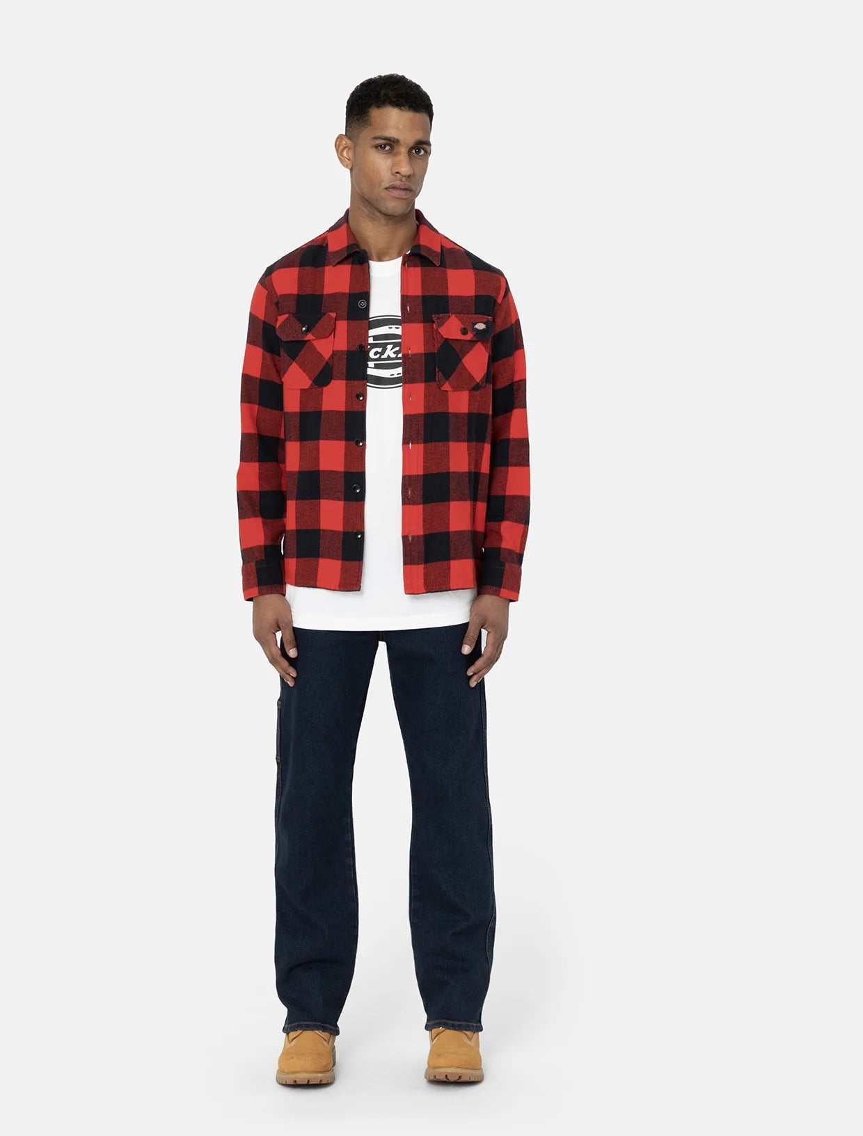 DICKIES - SACRAMENTO SHIRT RED