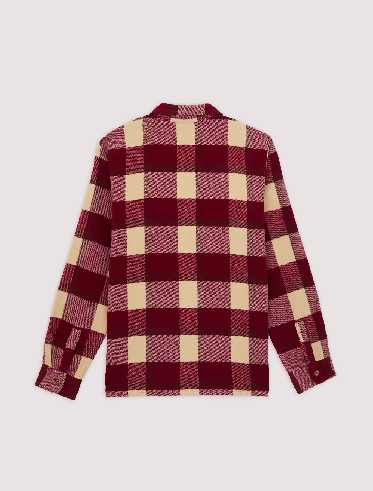 DICKIES - PLAID COALING LS SHIRT TIBETAN RED