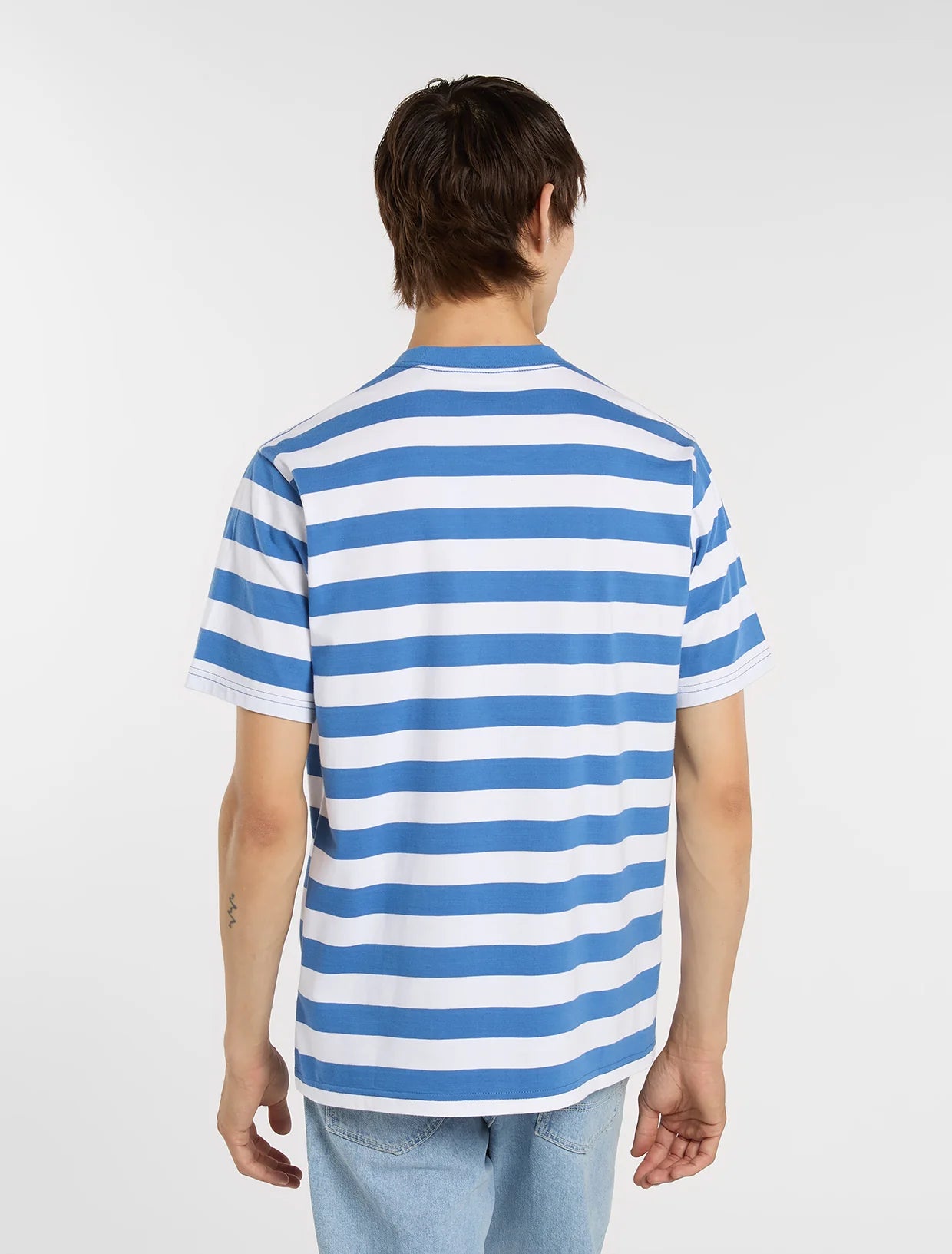 T-SHIRT RIVERGROVE A RIGHE IN COTONE BLU E BIANCO