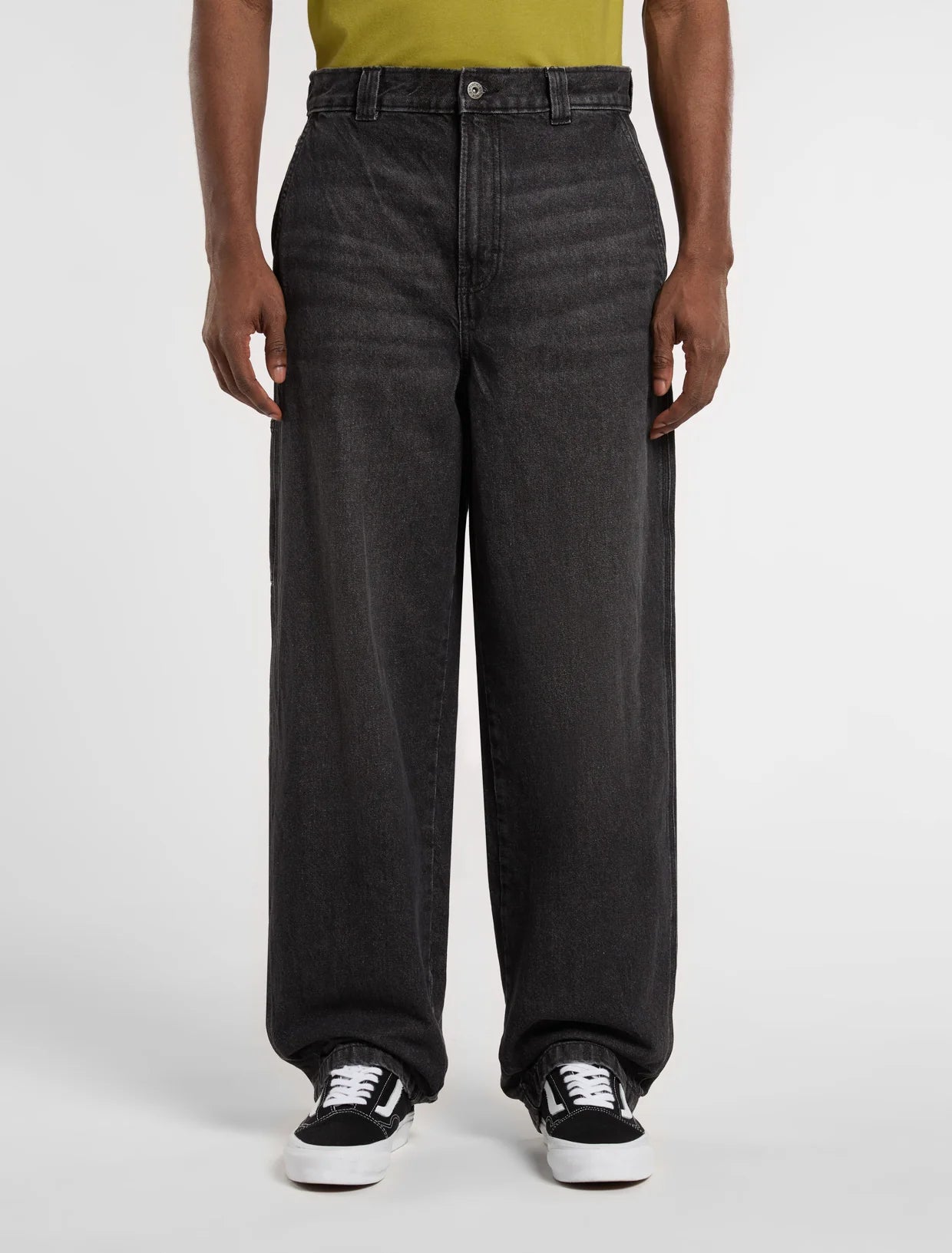 DICKIES - MADISON BAGGY FIT DENIM BLACK WASH FADED