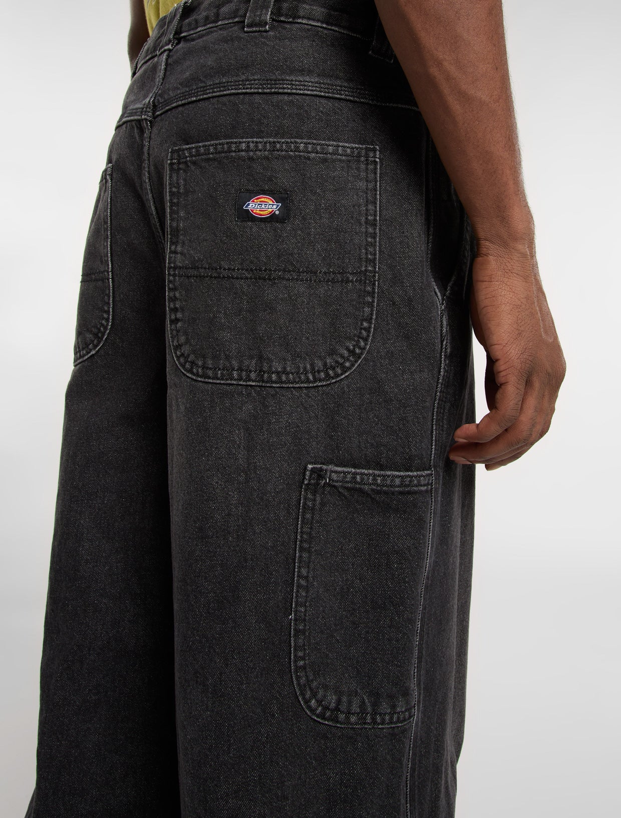 DICKIES - MADISON BAGGY FIT DENIM BLACK WASH FADED