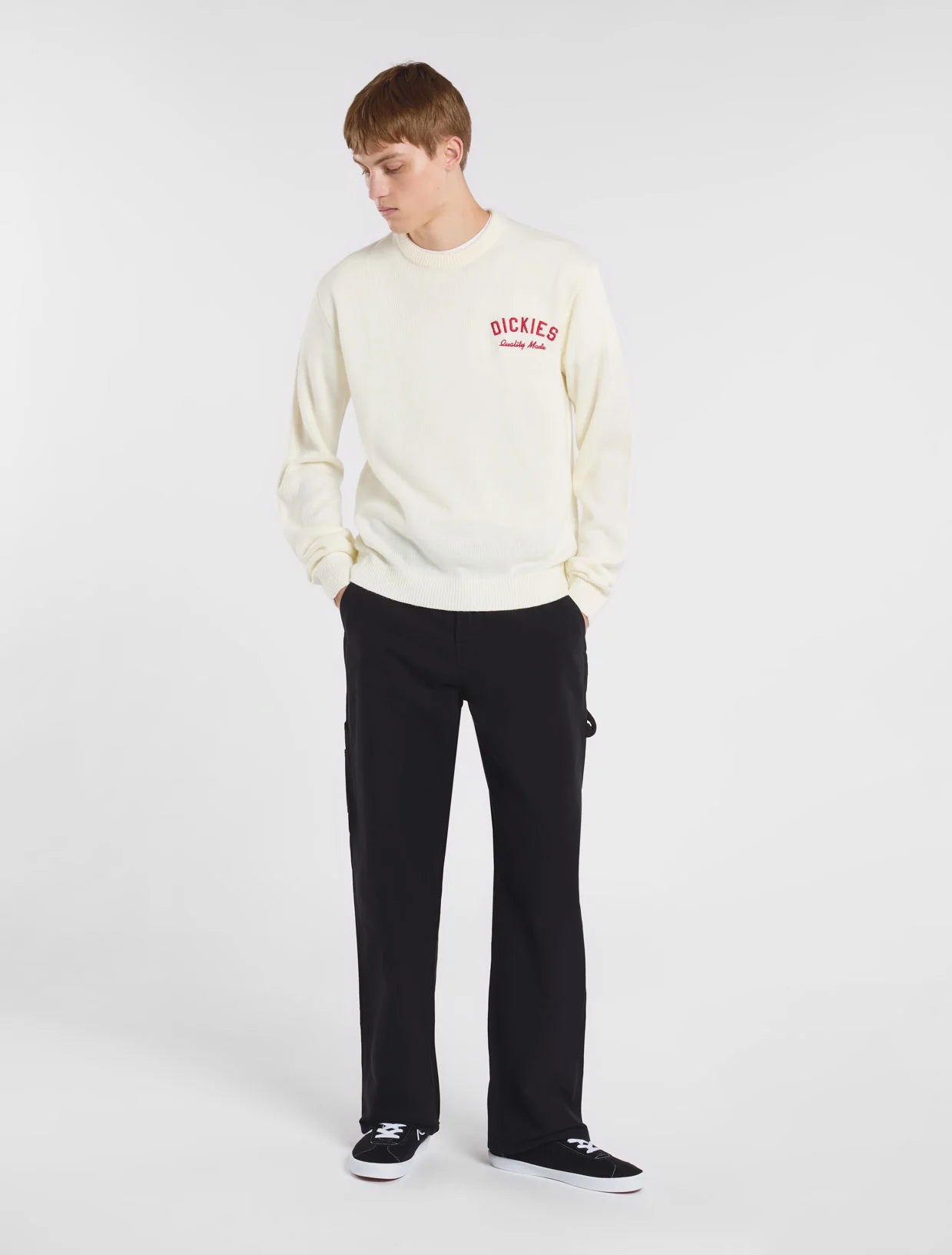 PANTALONI IN TELA LEGGERA DI COTONE NERO