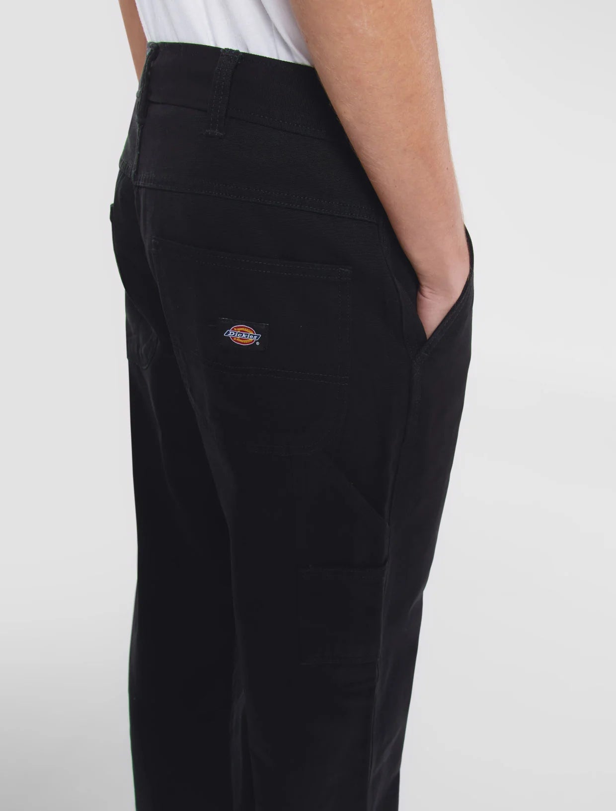 PANTALONI IN TELA LEGGERA DI COTONE NERO