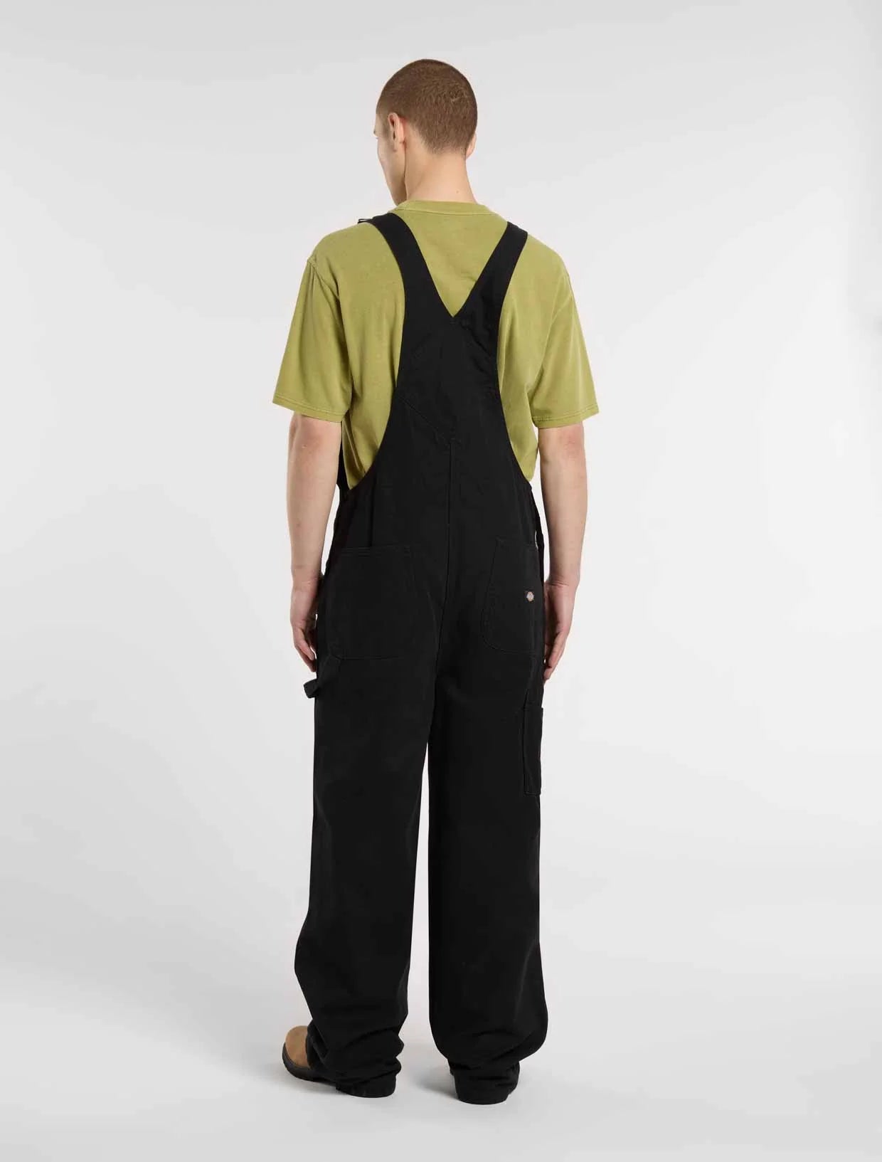 SALOPETTE LOOSE FIT CANVAS NERO
