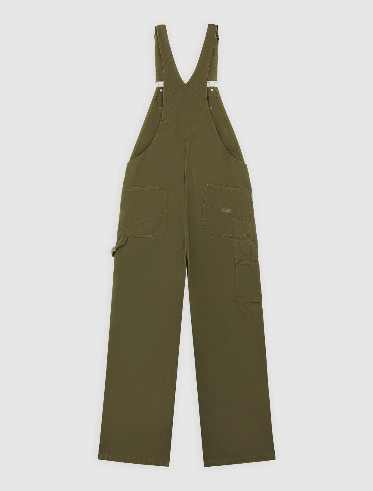 DICKIES - CANVAS BIB MILITARY GREEN