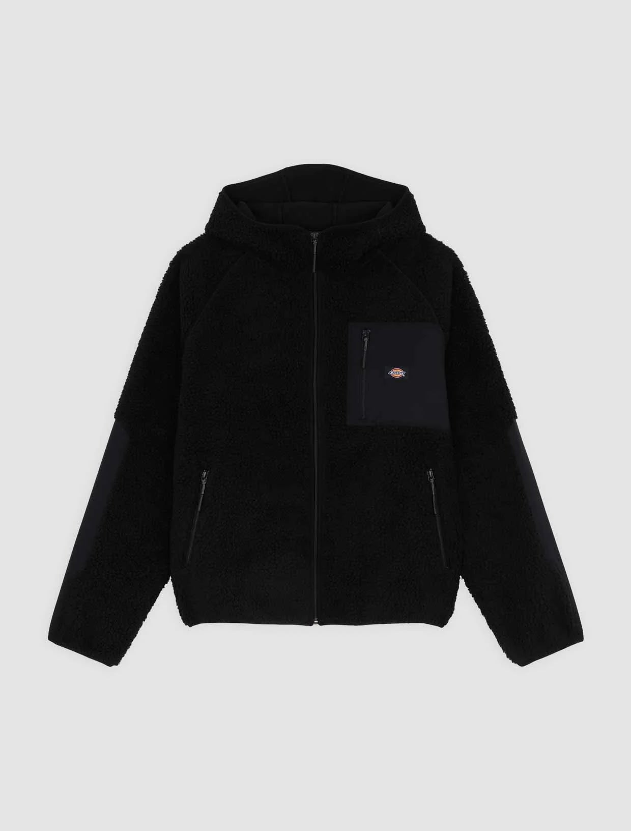 DICKIES - CENTRAL HIGH PILE HOODED BLACK