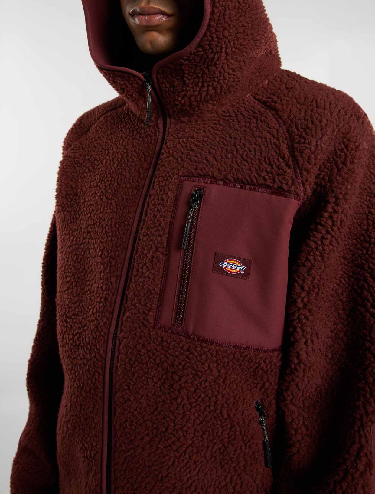 DICKIES - CENTRAL HIGH PILE HOODED ANDORRA