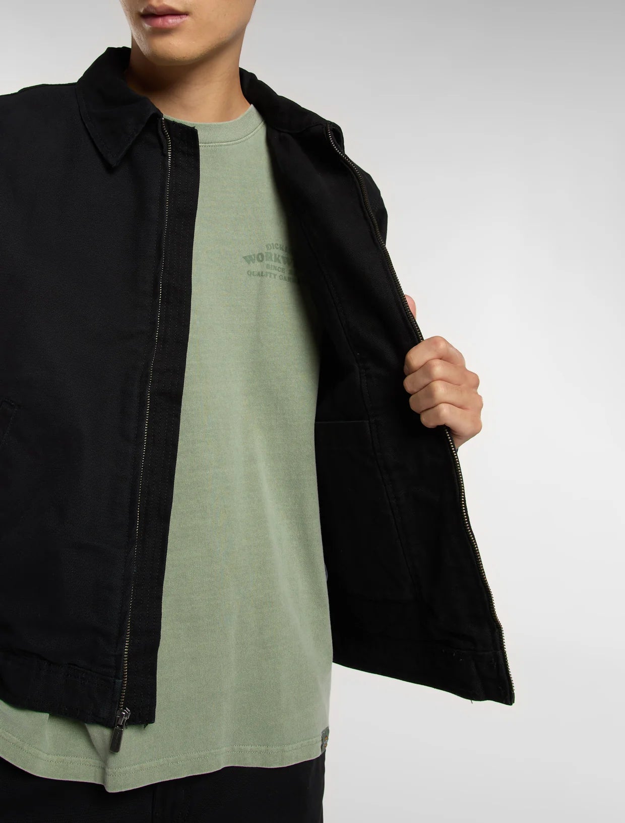 DICKIES - PAINTER JACKET CANVAS BLACK