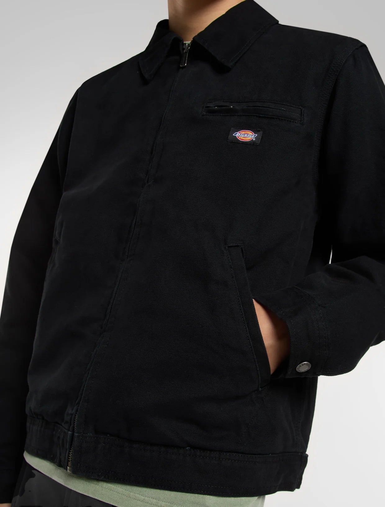 DICKIES - PAINTER JACKET CANVAS BLACK