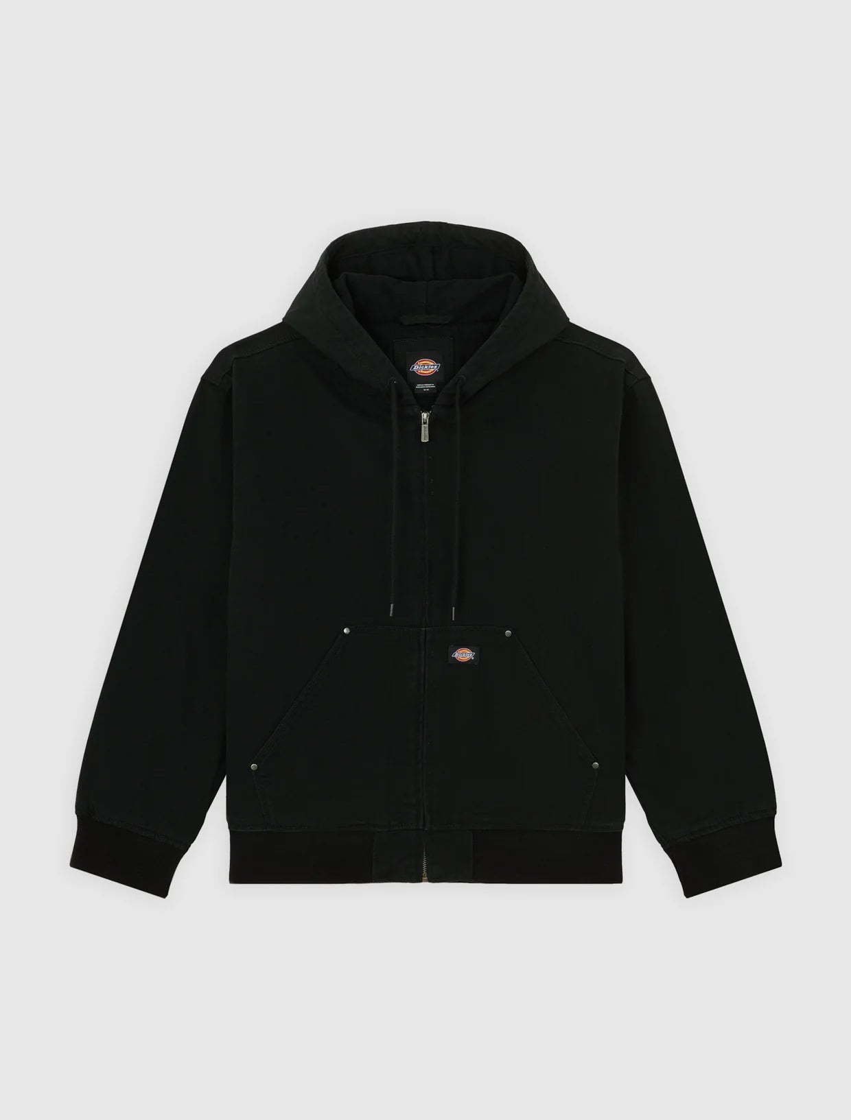 DICKIES - HILHAM HOODED CANVAS JACKET BLACK