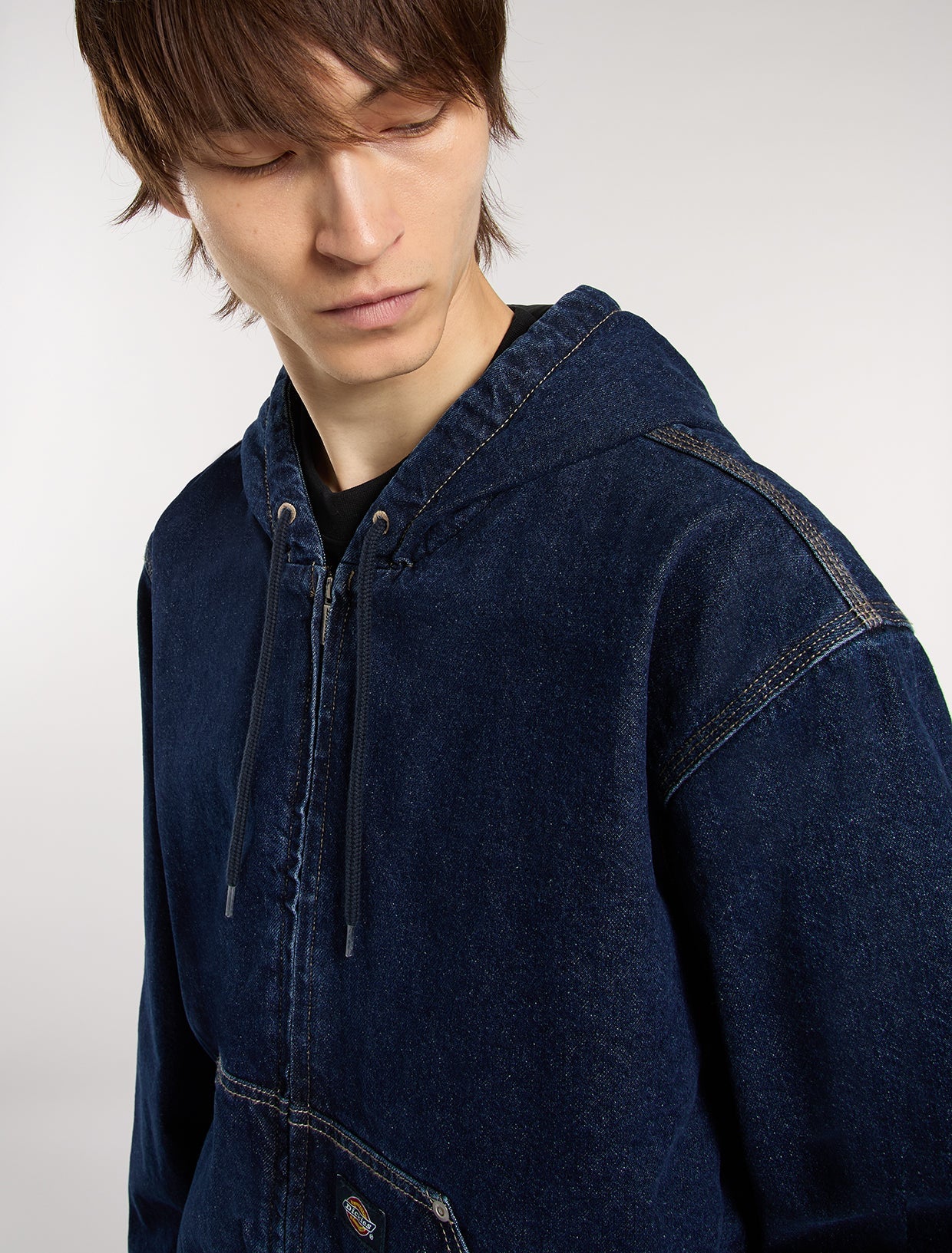 DICKIES - HILHAM HOODED JACKET DARK INDIGO